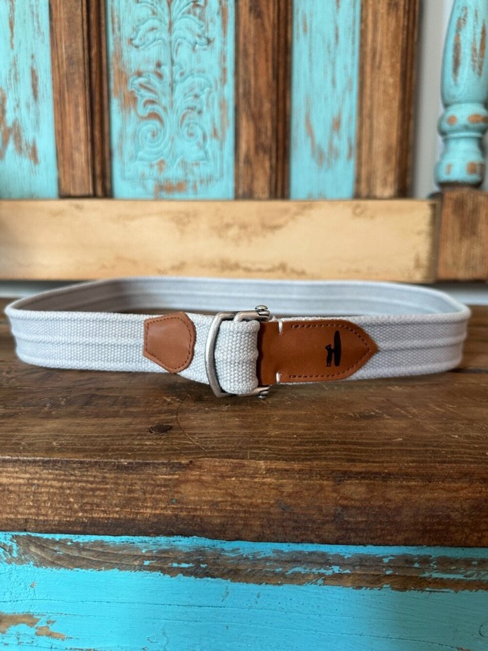 Johnnie-O Brentwoods Washed Canvas Belt